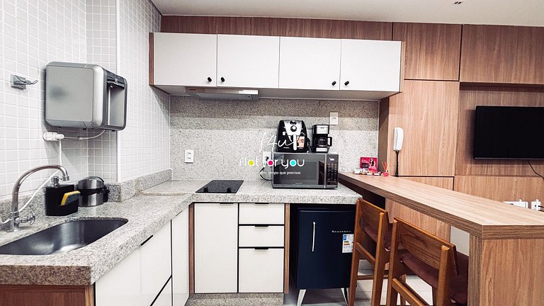 #3107# Flat Studio no Brookfield Tower –Jd Goiás