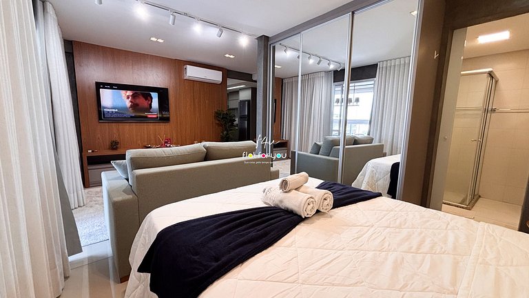 #2905# Flat incrível– Lounge 22 | Setor Oeste