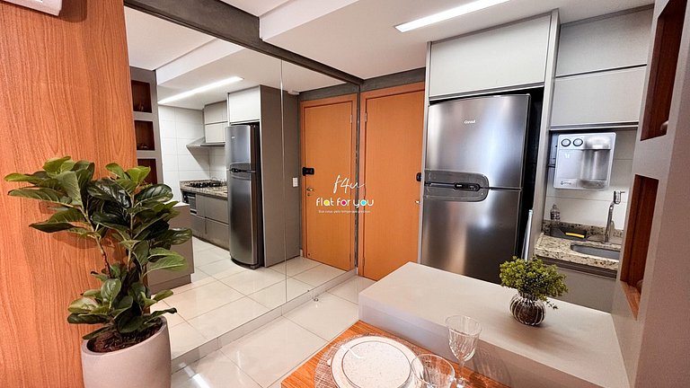 #2905# Flat incrível– Lounge 22 | Setor Oeste