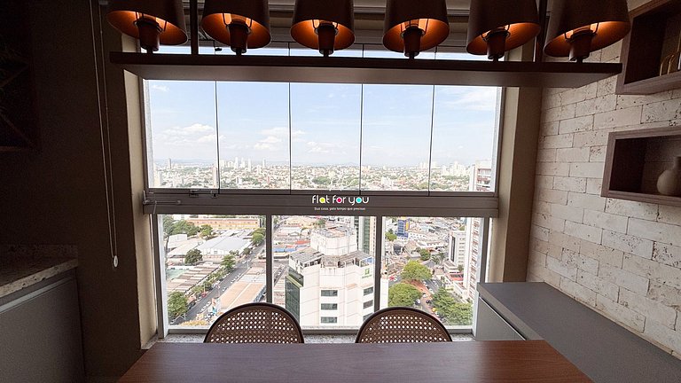 #2905# Flat incrível– Lounge 22 | Setor Oeste