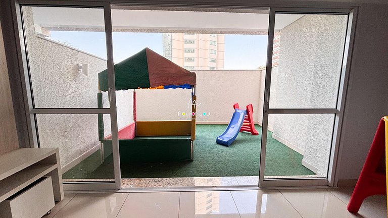 #2905# Flat incrível– Lounge 22 | Setor Oeste