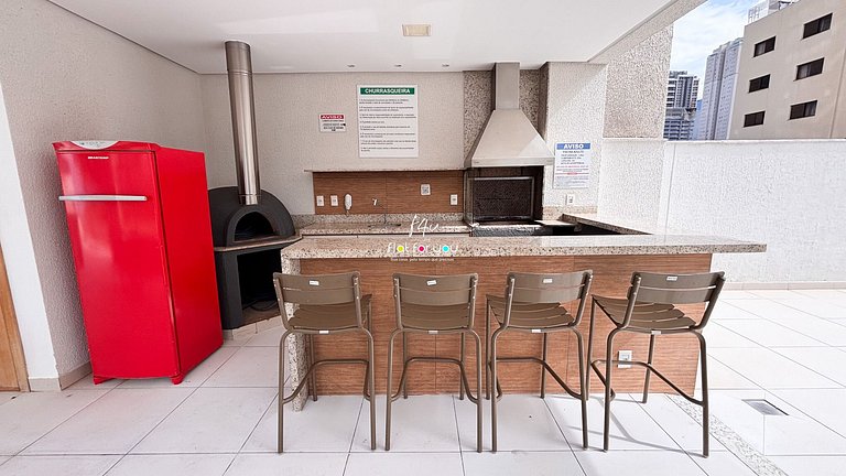 #2905# Flat incrível– Lounge 22 | Setor Oeste