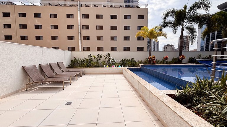 #2905# Flat incrível– Lounge 22 | Setor Oeste