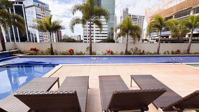 #2905# Flat incrível– Lounge 22 | Setor Oeste