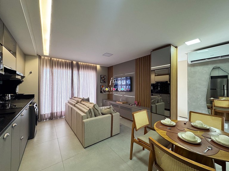 #1708#Lindo e completo Flat no Citizen Home Bueno