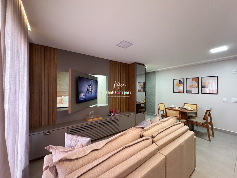 #1708#Lindo e completo Flat no Citizen Home Bueno