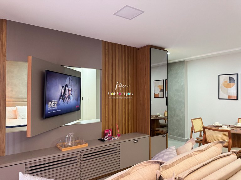 #1708#Lindo e completo Flat no Citizen Home Bueno