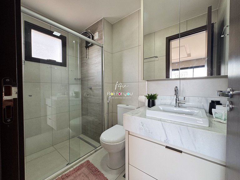 #1708#Lindo e completo Flat no Citizen Home Bueno