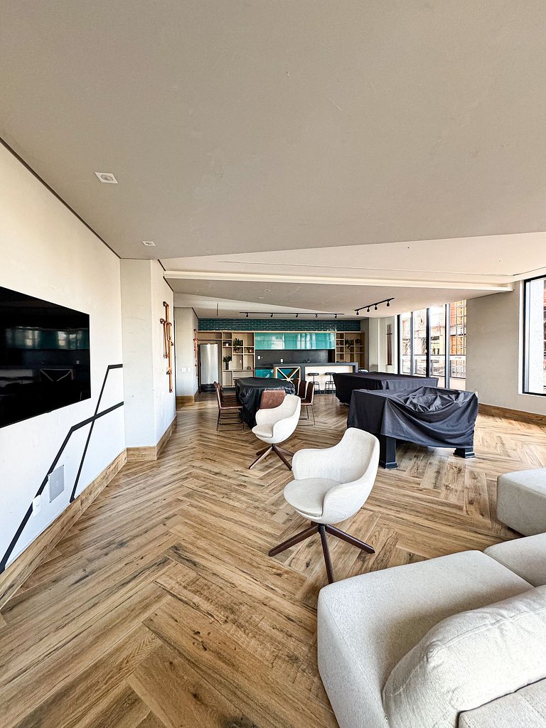 #1708#Lindo e completo Flat no Citizen Home Bueno