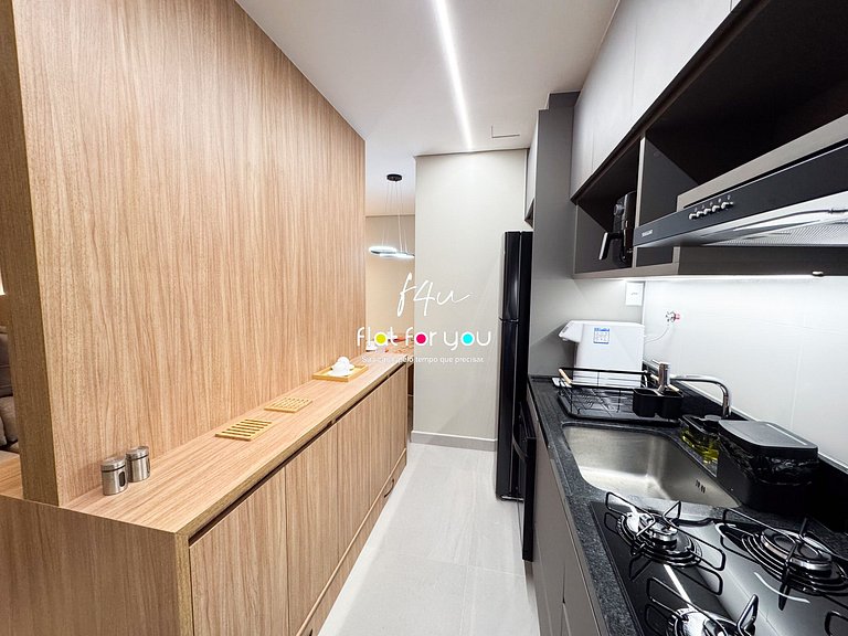 #3001# Studio Ultra Equipado -Gyro Vaca Brava