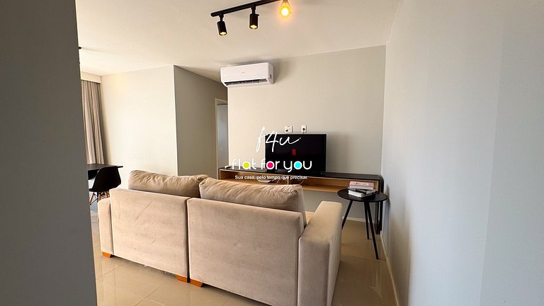 #1303-T# 2 Quartos e Excelente Localização