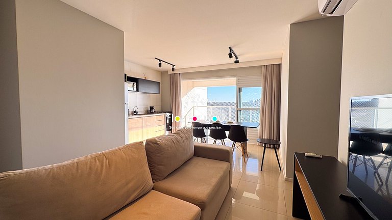 #1303-T# 2 Quartos e Excelente Localização