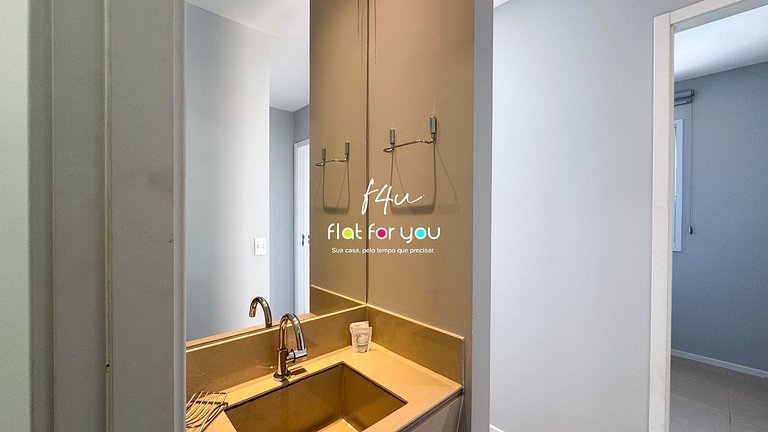 #1303-T# 2 Quartos e Excelente Localização