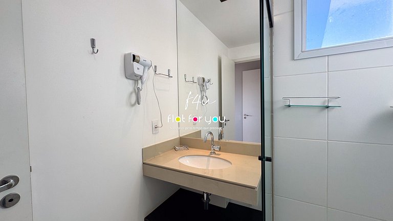 #1303-T# 2 Quartos e Excelente Localização