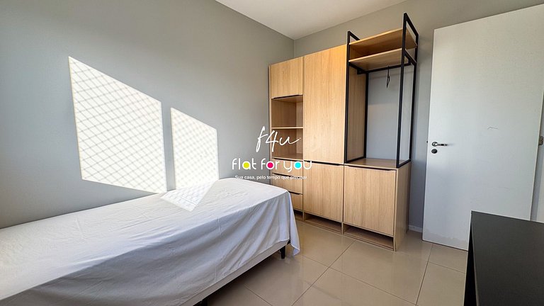 #1303-T# 2 Quartos e Excelente Localização