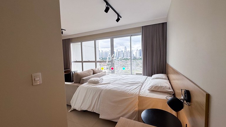 #1002-T# Flat no Jardim Goiás