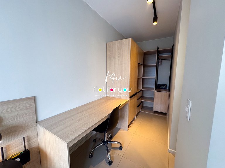 #1002-T# Flat no Jardim Goiás