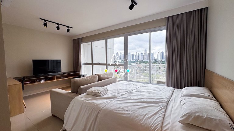 #1002-T# Flat no Jardim Goiás