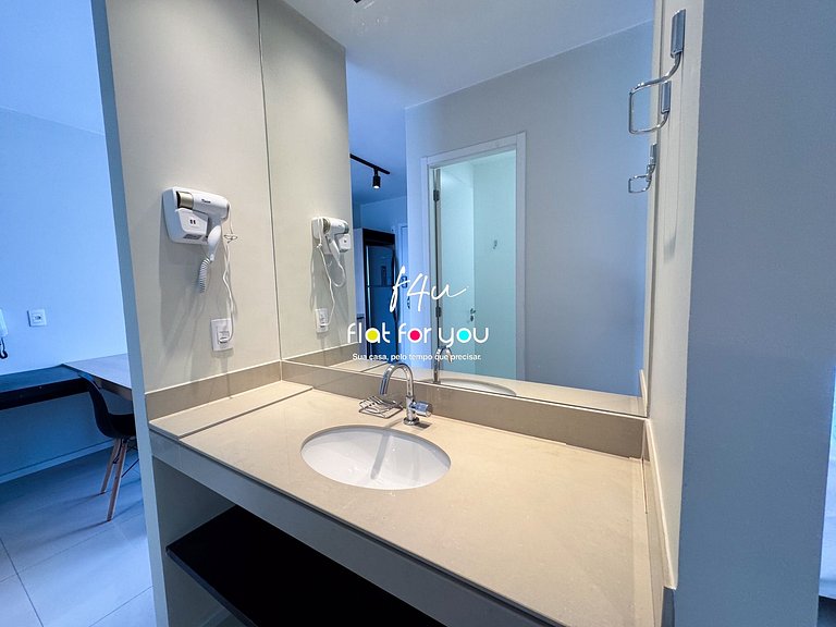 #1002-T# Flat no Jardim Goiás