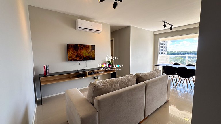 #1005-T# Apartamento no Jardim Goiás aconchegante