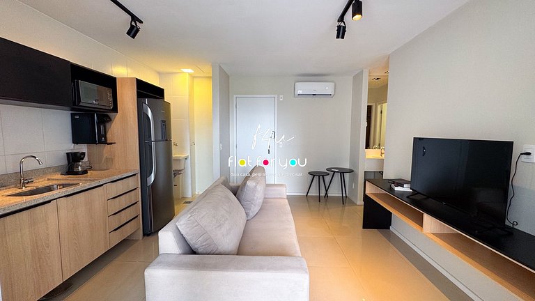 #1606-T# Apt 1Q no Jardim Goiás aconchegante