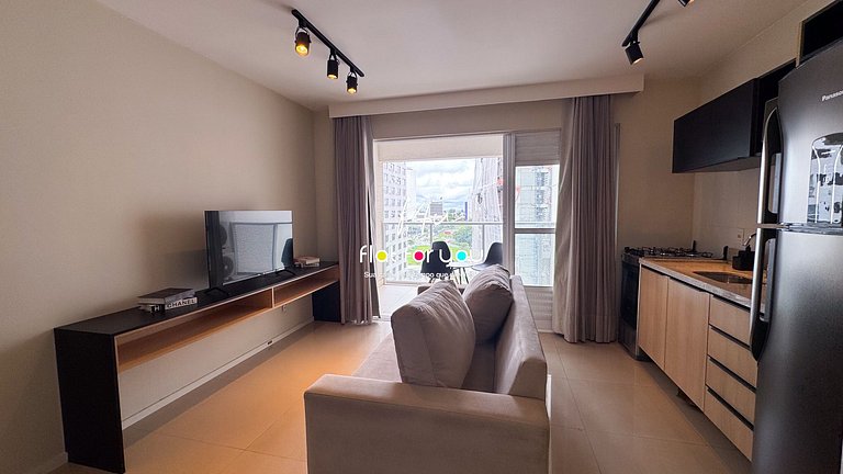 #1606-T# Apt 1Q no Jardim Goiás aconchegante