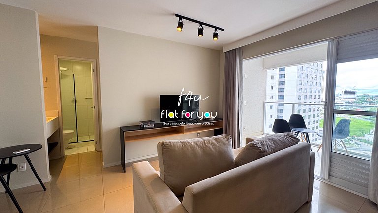 #1606-T# Apt 1Q no Jardim Goiás aconchegante