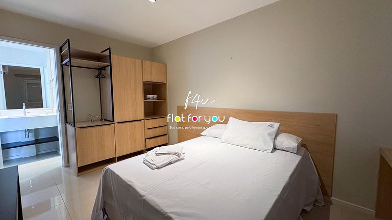 #1606-T# Apt 1Q no Jardim Goiás aconchegante