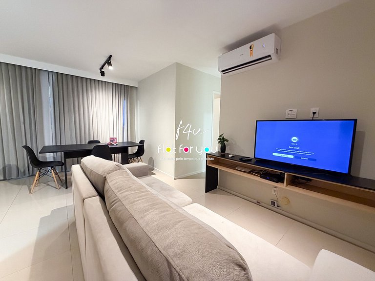 #1603-T# Apt 2Q próximo ao Flamboyant