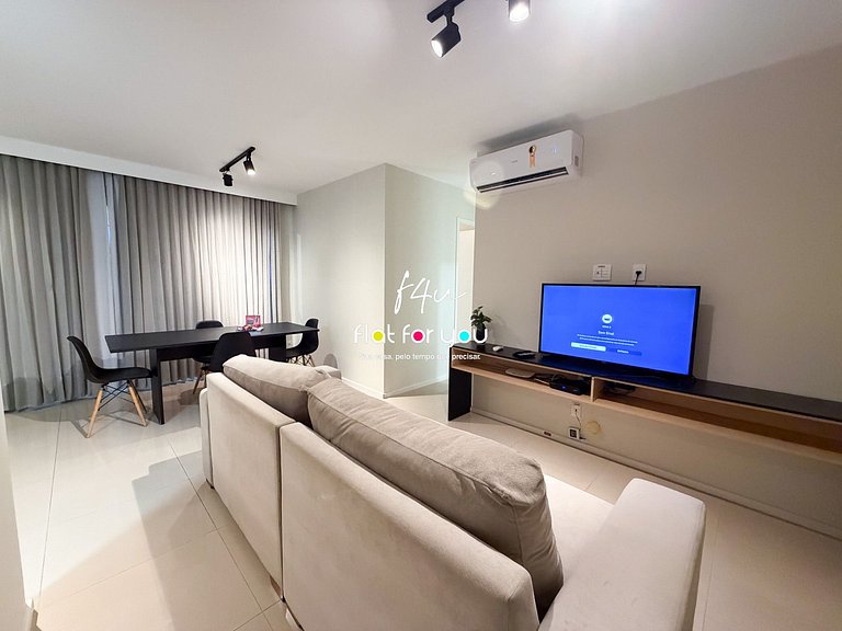 #1603-T# Apt 2Q próximo ao Flamboyant