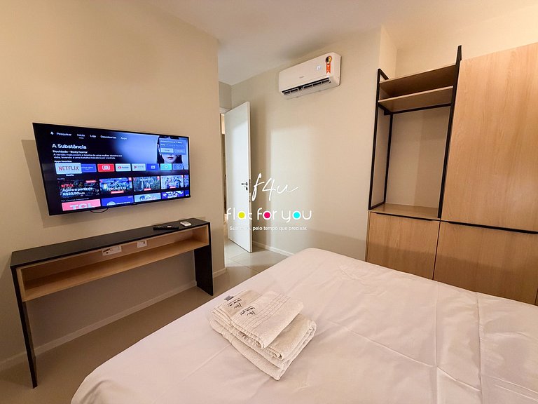 #1603-T# Apt 2Q próximo ao Flamboyant