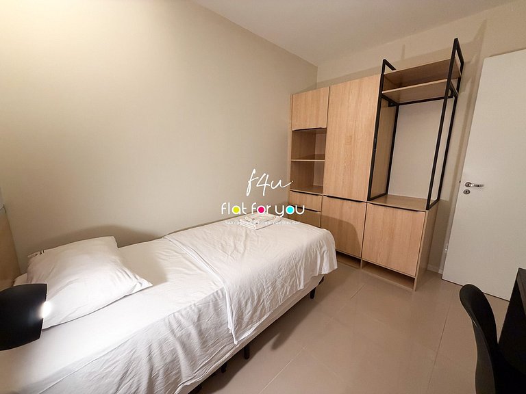 #1603-T# Apt 2Q próximo ao Flamboyant